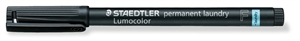 Staedtler Marker Lumocolor Perm Textiel 0,6mm zwart blister
